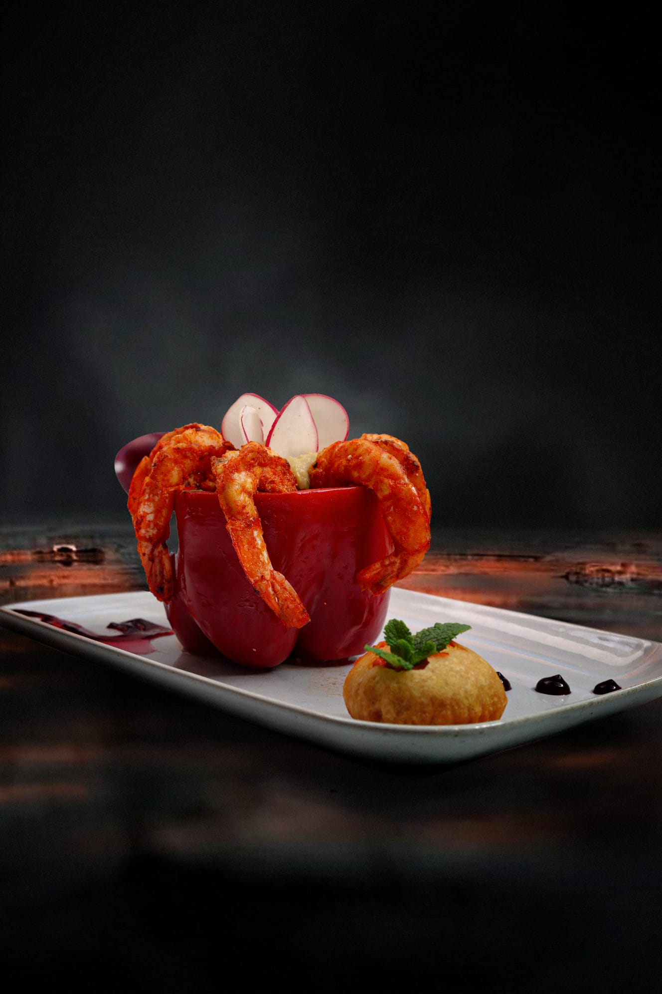 Restaurant interior view